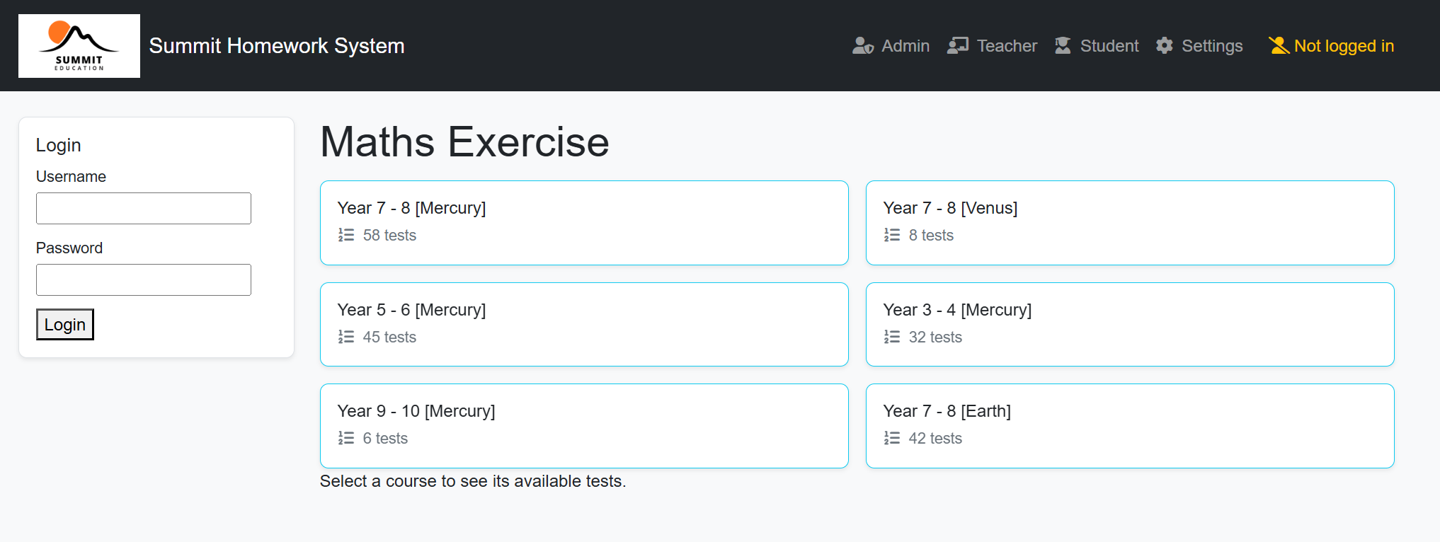 Summit Homework Preview