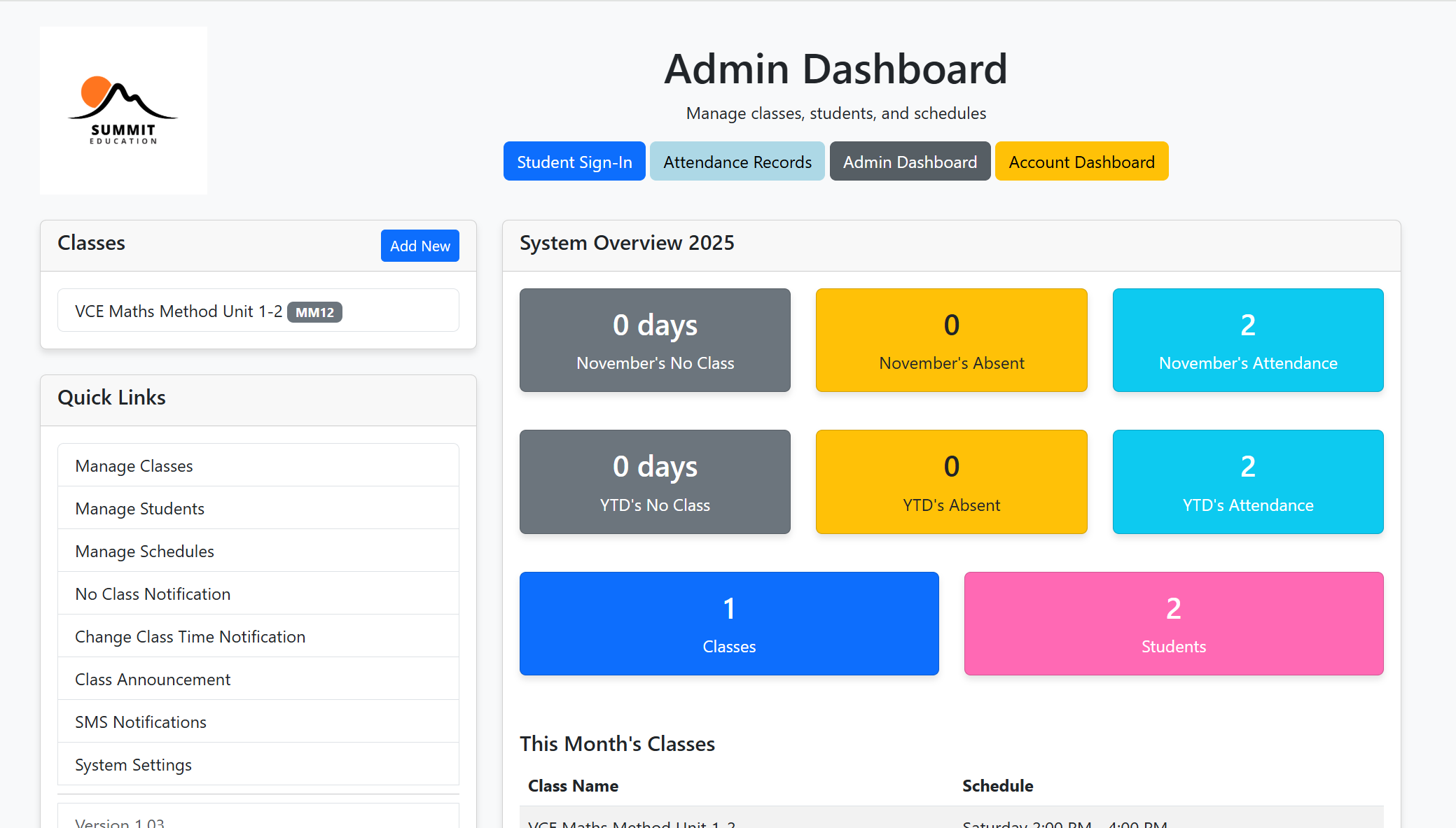 Admin Dashboard Preview